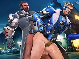 Whoa this 3d bara men gay sex edit features monster cock anal bareback action in wild assfucking! 😈