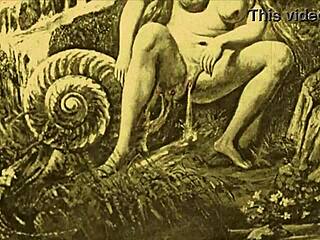 Vintage Erotic Drawings with Sensual Anime Flair