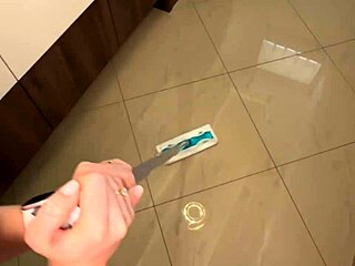 She asks, 'found dildo while cleaning, want to squirt?'