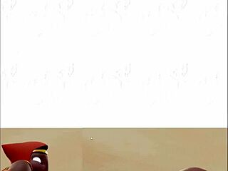 Me follo analmente a este moreno en anime hentai