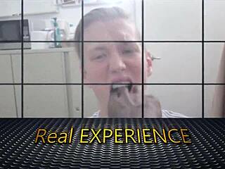 Gay Redhead Takes Directors Big Black Cock for Some Cash