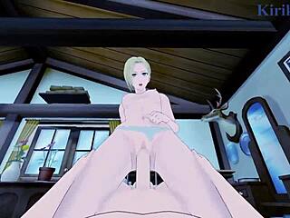 mikasa ackerman and annie leonhart intense pov sex in shingeki no kyojin! 🔥