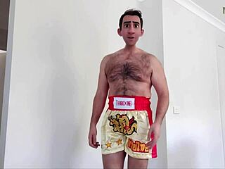 Step Gay Dad Recalls Kickboxing Fetish with Fat Juicy Cock