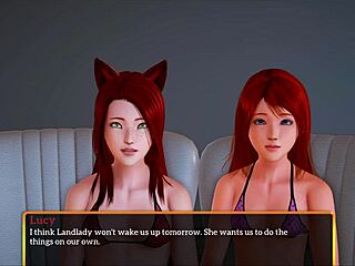 I explore my new family's redhead teen with small tits