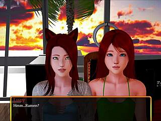 I explore my new family's redhead teen with small tits