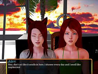 I explore my new family's redhead teen with small tits