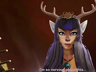 deer-girl freyja explores the viking village in uncensored 3d hentai pov