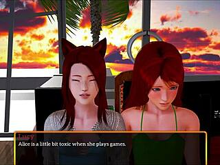 I explore my new family's redhead teen with small tits