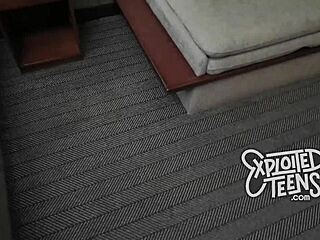 Exotic Half Indian Teen 18+ Takes Rough Creampie After Blowjob and Rimjob