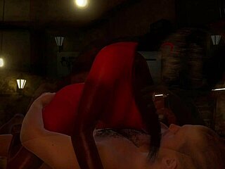 Feeling Terrified as a Succubus Sneaks Up on Me at Night in 3D Hentai