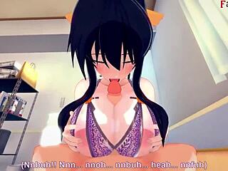 rias leaves but akeno begs for more in hs dxd ntr madness fantasy