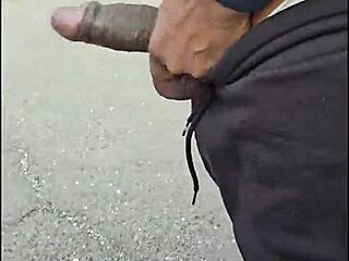 I Lick Her Pussy And She Sucks My Big Black Cock After We Piss On The Road