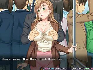 My Horny Ex-Classmate Trophy Wife Gets Nailed in Public Train Ride