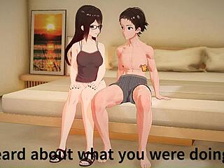 Honeycome Series Episode 8 - Big Sis Gets a Treat Finale in 3D Hentai Game