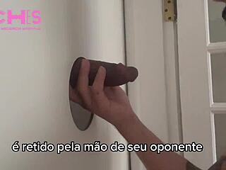 Big tittied redhead strokes blonde futa's huge cock in public outdoor contrast