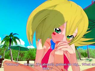 Dark Magician Girl gets slammed hard in bikini POV hentai fantasy