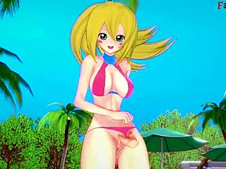 Dark Magician Girl gets slammed hard in bikini POV hentai fantasy