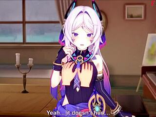 Citlali gives wild blowjob in Genshin Impact fantasy by FantasyKing3! 😍