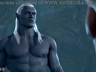 Baldur's gate 3 features detailed naked playthrough with halsin romance leading to explicit gay penis and ass sex scene without mods