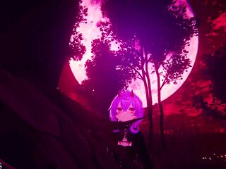 This vampire queen seduces and dominates a hunter into submission.