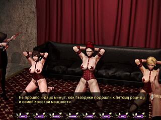 smashing big tits milf in 3d cartoon pale carnations gameplay!