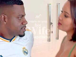 negão pounds hot wife hard while cuck watches, lina nakamura and john coffee creampie