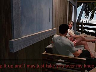 i saw jack and emma spanked in paradise