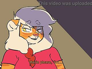 Hey, what’s up with these two girls sharing one bed in this hot hentai scene?