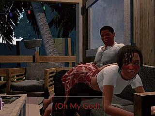 i saw jack and emma spanked in paradise