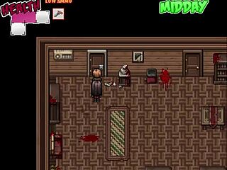 Grabbing multiple items in hentai game Zombies Retreat Part 4