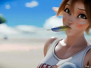 Overwatch Hentai Babe Gets Pounded Hard in Wild Animated Action Scene