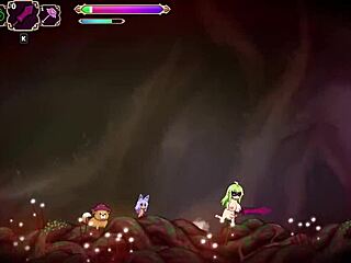 Feeling the monster cock in this futanari boss fight