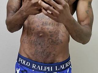 nice cumshot from monster cock in short gay video