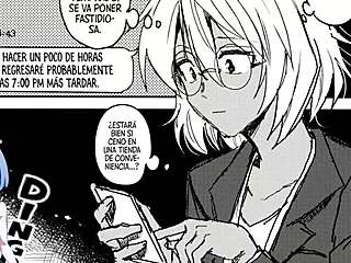 Midnight visitor explores the anime game world.