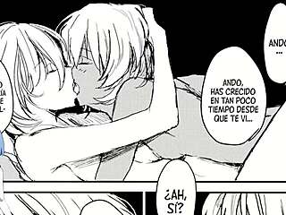 Midnight visitor explores the anime game world.