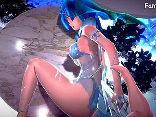 Goddess Rides Sex Machines In Hentai For Cowgirl Orgasms And Creampie