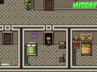 She said, I'm facing a fast zombie in this hentai game, Zombies Retreat, part 8.