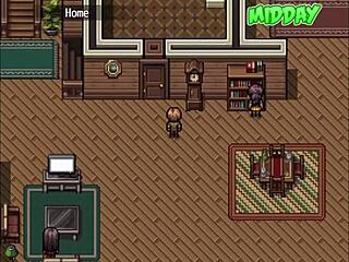 She said, I'm facing a fast zombie in this hentai game, Zombies Retreat, part 8.