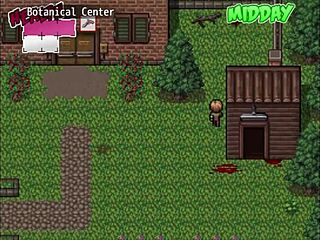 She said, I'm facing a fast zombie in this hentai game, Zombies Retreat, part 8.