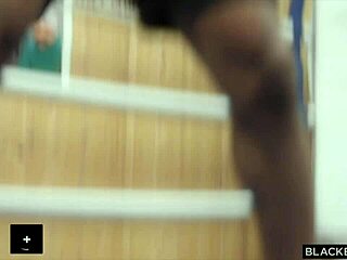 Blackedraw Naughty Gym Hottie Lisa Belys Enjoys BBC Workout Debut