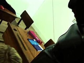 Threesome with two slutty milfs and monster cock anal.