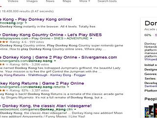 lets play donkey kong game with brunette in exciting adventure