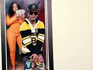 she's deepthroating his cock in a group gangbang, sucking like a nasty fuck doll