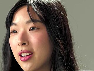 Perfect Ass Korean Teen 18+ Elle Lee Fingers and Masturbates Solo