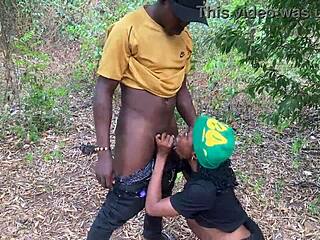 vera takes a leisurely outdoor walk with the petite asian pornstar, exploring the european countryside