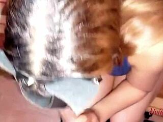 Monster Cock Handjob and Ass Fuck in Four