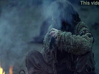 What if fantasy baremaidens reveal the campire in a solo cosplay with costumes and big ass focus