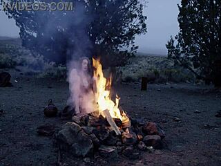 What if fantasy baremaidens reveal the campire in a solo cosplay with costumes and big ass focus