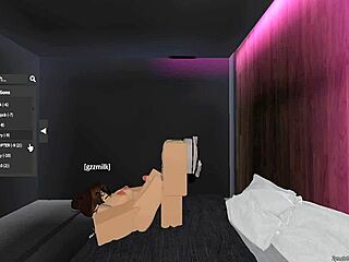 Hey, wanna see my gf's footjob in Roblox?