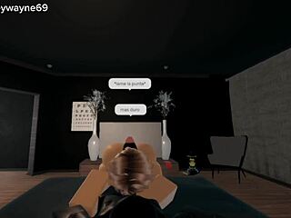 Man, this femboy pawg is sucking my big black cock until I cum, her big ass shaking like crazy.